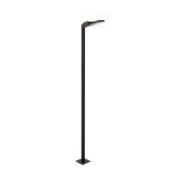 Luminaire dallée LED noir IP65 3000 K 3600 lm 285 cm