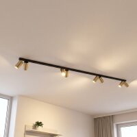 Spot de plafond réglable 3 m de long noir laiton 8...