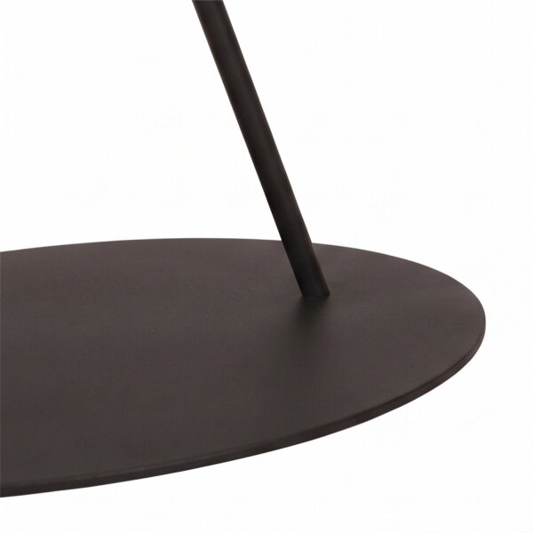 Luminaire en arc 205 cm en noir or E27 Salon