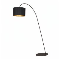Luminaire en arc 205 cm en noir or E27 Salon