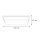 Plafonnier IP44 Chrome Blanc L : 25 cm carré 2x E27