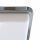 Plafonnier IP44 Chrome Blanc Carré E27 Salle de bain