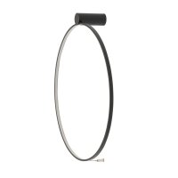 Applique murale LED Noir 3000 K 660 lm Ø 60 cm Anneau