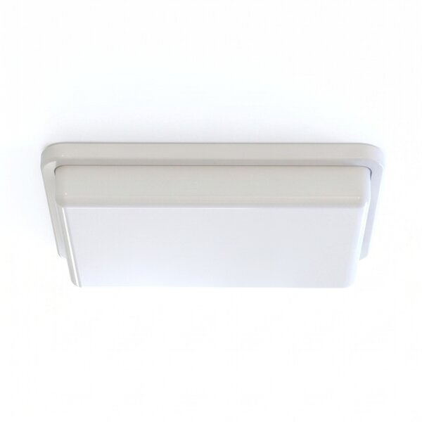 Plafonnier salle de bain IP44 blanc E27 L : 25 cm petit