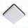 Plafonnier rectangulaire IP44 E27 Noir Blanc Moderne L : 25 cm