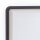 Plafonnier rectangulaire IP44 E27 Noir Blanc Moderne L : 25 cm