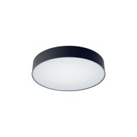 Plafonnier 3 flammes noir E14 Ø 40,5 cm rond