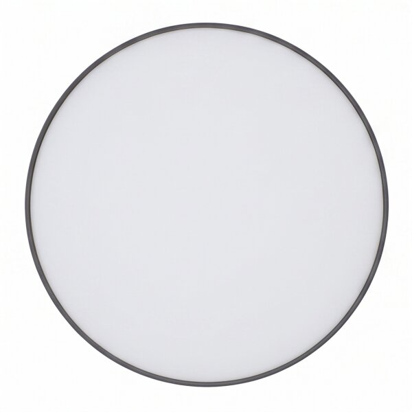Plafonnier Gris 3x E14 Ø 40,5 cm rond faible éblouissement