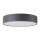 Plafonnier Gris 3x E14 Ø 40,5 cm rond faible éblouissement