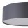 Plafonnier Gris 3x E14 Ø 40,5 cm rond faible éblouissement