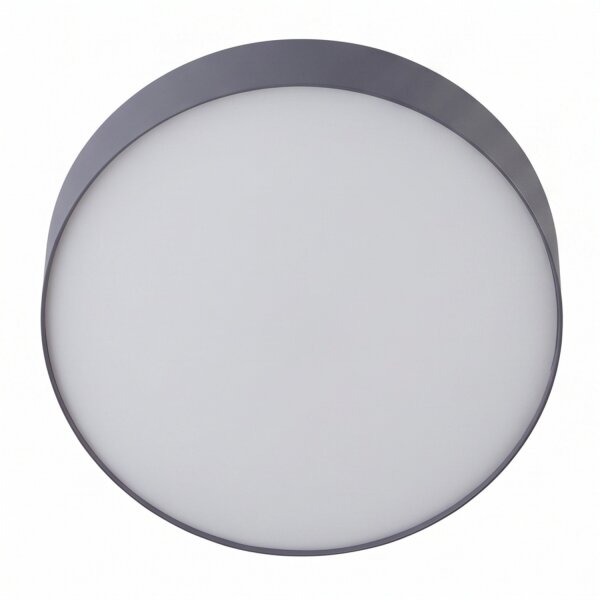 Plafonnier LED Ø 40,5 cm rond graphite