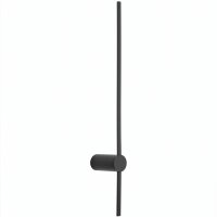 Applique LED noire 3000 K 380 lm aluminium indirect