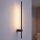 Applique LED noire 3000 K 380 lm aluminium indirect