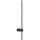 Applique LED noire 3000 K 380 lm aluminium indirect