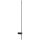 Applique LED noire H : 120 cm 3000 K 540 lm aluminium plat