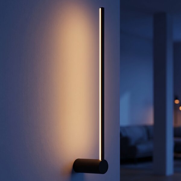 Applique LED 3000 K 360 lm noir lumière indirecte