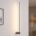 Applique murale LED noir 3000 K 520 lm aluminium 105 cm de haut