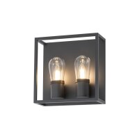 Applique extérieure 2 flammes IP54 graphite E14...