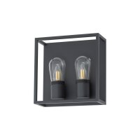 Applique extérieure 2 flammes IP54 graphite E14...