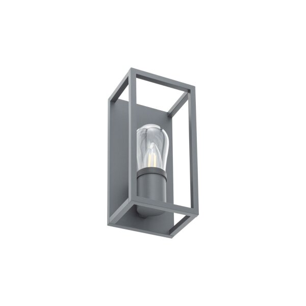 Applique extérieure Gris IP54 E14 Verre Aluminium Moderne
