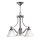 Lampe de table design VERVE en nickel blanc ajustable