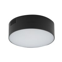 Plafonnier LED noir Ø 11 cm 4000 K blanc neutre...