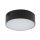 Plafonnier LED noir Ø 11 cm 4000 K blanc neutre faible éblouissement