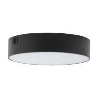 Plafonnier LED Noir Ø 21 cm 4000 K 3000 lm Moderne