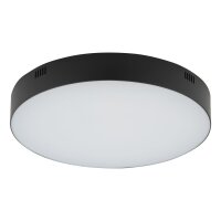 Plafonnier LED Noir 4000 K 4500 lm Ø 30 cm rond...