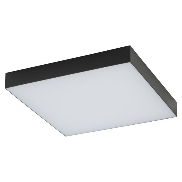 Plafonnier LED blanc chaud 3000 K 4300 lm L : 30 cm noir