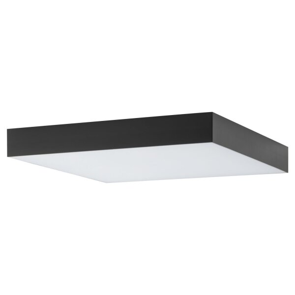 Plafonnier LED blanc chaud 3000 K 4300 lm L : 30 cm noir