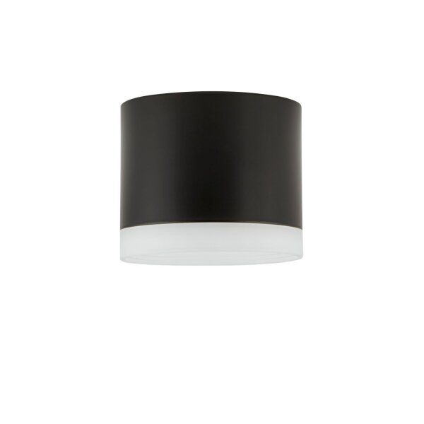 Petit spot de plafond Noir GX53 Ø 8,5 cm Aluminium Moderne