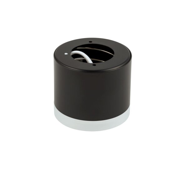 Petit spot de plafond Noir GX53 Ø 8,5 cm Aluminium Moderne