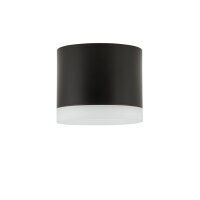Petit spot de plafond Noir GX53 Ø 8,5 cm Aluminium...