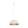 Lampe à suspendre en blanc or mat Ø 50 cm pour 4x GX53