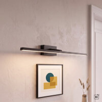 Applique LED Noir Aluminium 3000 K Miroir Images