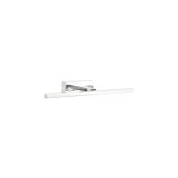 Lampe &agrave; tableau LED chrome 45,5 cm de long blanc...