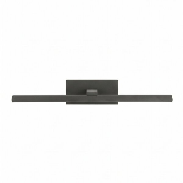 Lampe LED pour miroir Noir 3000 K 290 lm L : 45,5 cm Aluminium
