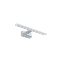 Lampe à miroir LED chrome IP44 3000 K 600 lm...