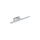 Lampe à miroir LED chrome IP44 3000 K 600 lm aluminium