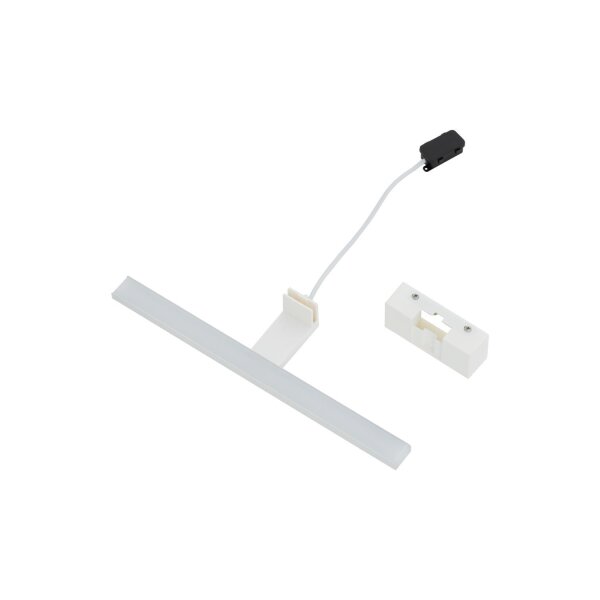 Lampe LED pour miroir blanc neutre 4000 K 650 lm IP44 blanc