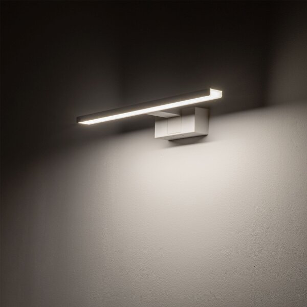 Lampe à miroir LED blanc IP44 3000 K 600 lm blanc chaud