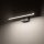 Lampe à miroir LED noire IP44 3000 K 550 lm blanc chaud