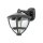 Applique murale extérieure IP44 E27 noir H : 23 cm décoratif