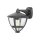 Applique murale extérieure IP44 E27 noir H : 23 cm décoratif