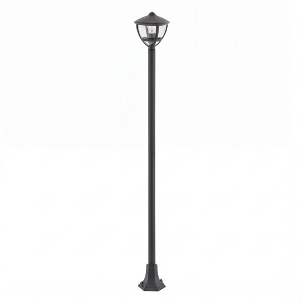 Lampe dextérieur IP44 Noir E27 200 cm Aluminium Moderne