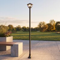 Lampe dextérieur IP44 Noir E27 200 cm Aluminium...