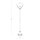 Lampe dextérieur IP44 100 cm Noir Aluminium Moderne E27