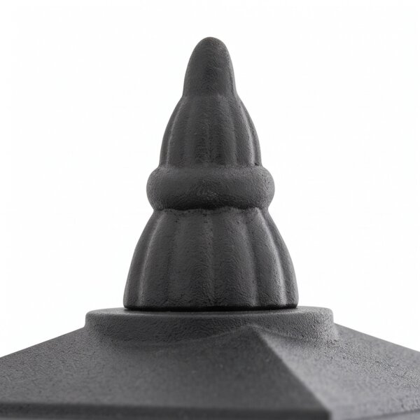 Applique murale extérieure IP44 noir E27 H : 26 cm Rustique