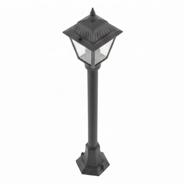 Lampe dallée 200 cm Noir Aluminium Rustique IP44 E27
